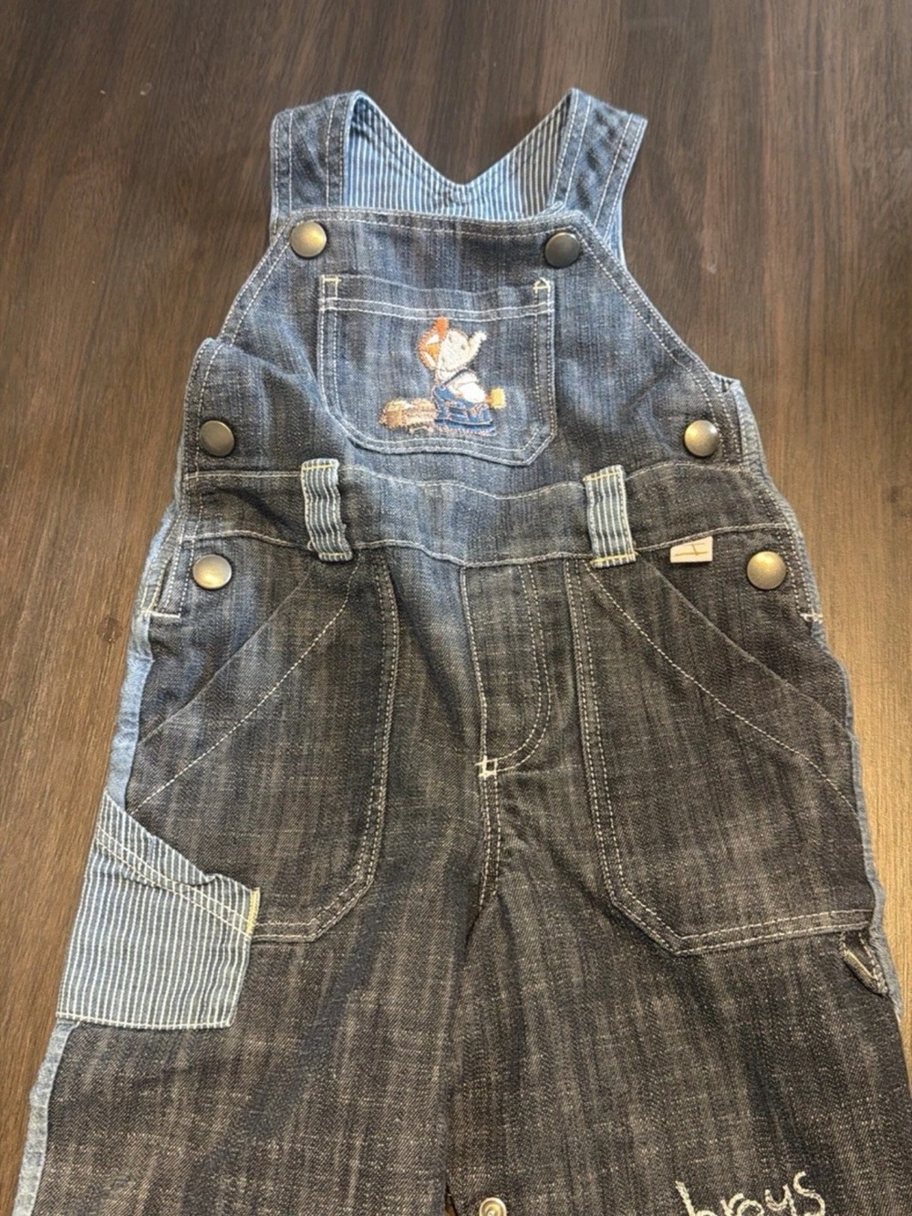 Humphrey’s corner Denim Overalls: 3-6 months